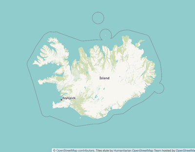 "Map of Iceland"