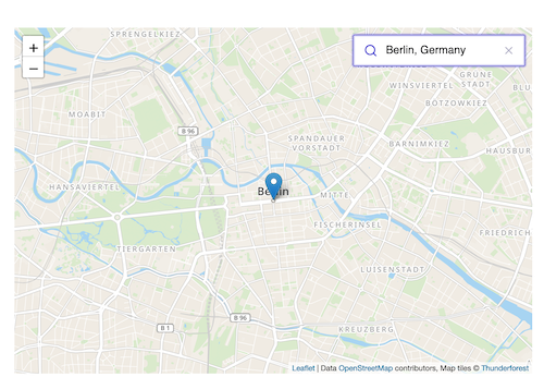 "OpenCage Geosearch leaflet plugin 1"