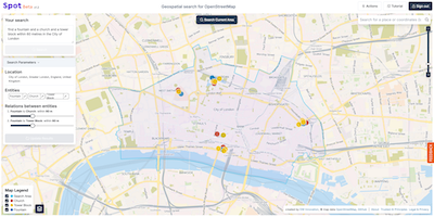 Screenshot of the SPOT London webpage