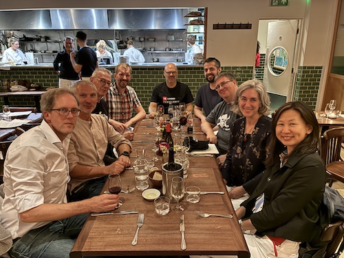 "OpenCage team dinner"